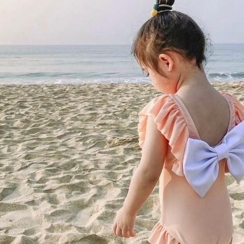 [即納] ribbon frill swim wear (20%off)