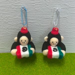 ゴリハット 羊毛フェルト キーホルダー