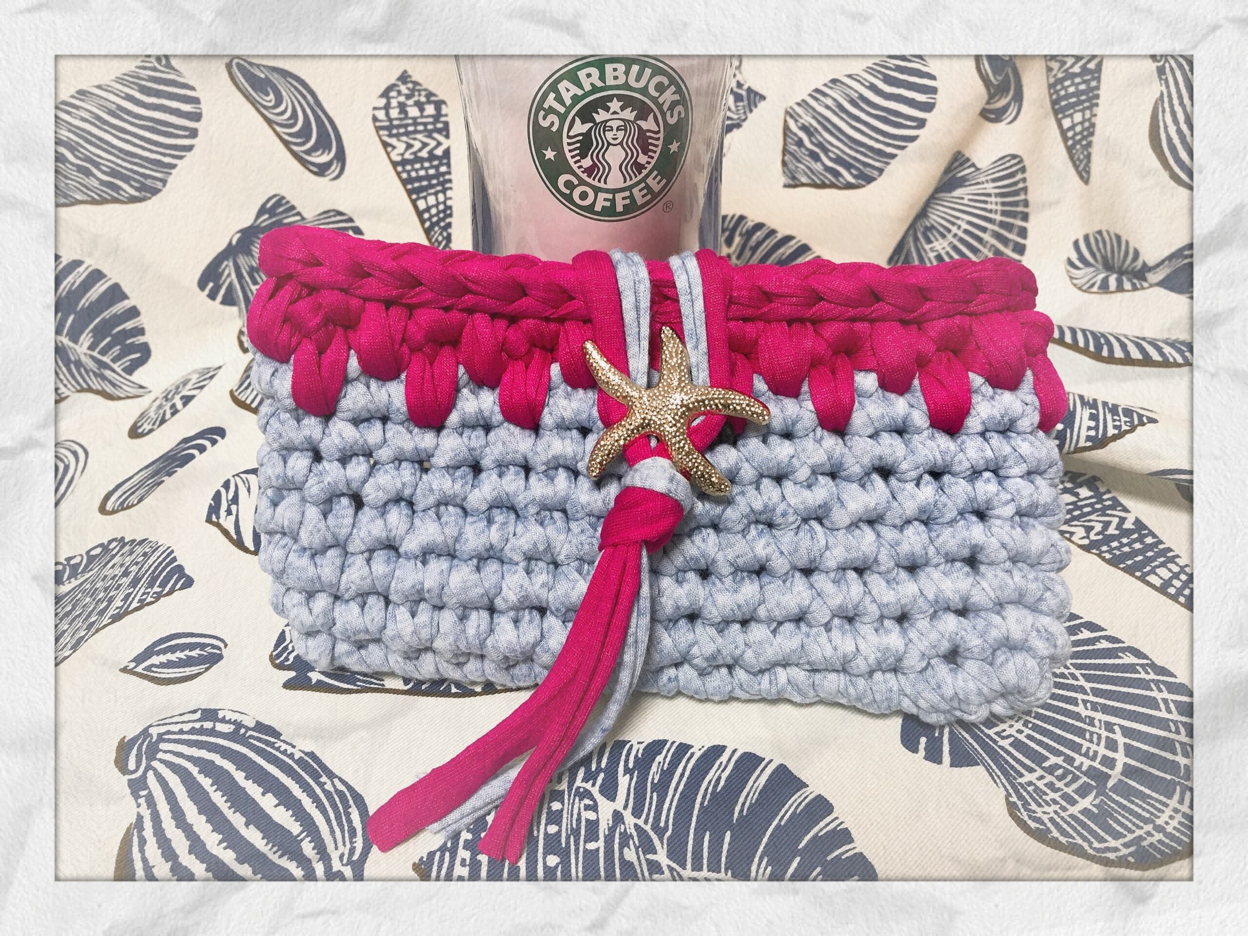 ズパゲッティ手編みマルチポーチ Michellet