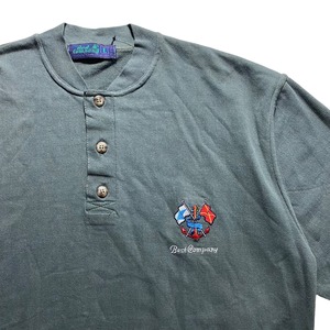vintage BEST COMPANY henry neck cotton knit