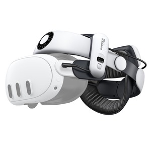 【在庫処分】BOBOVR S3 Proバッテリーストラップアクセサリー、ヘッドエアコン、35Wh ホットスワップ可能なバッテリーパック、Meta Quest 3/3S と互換性あり