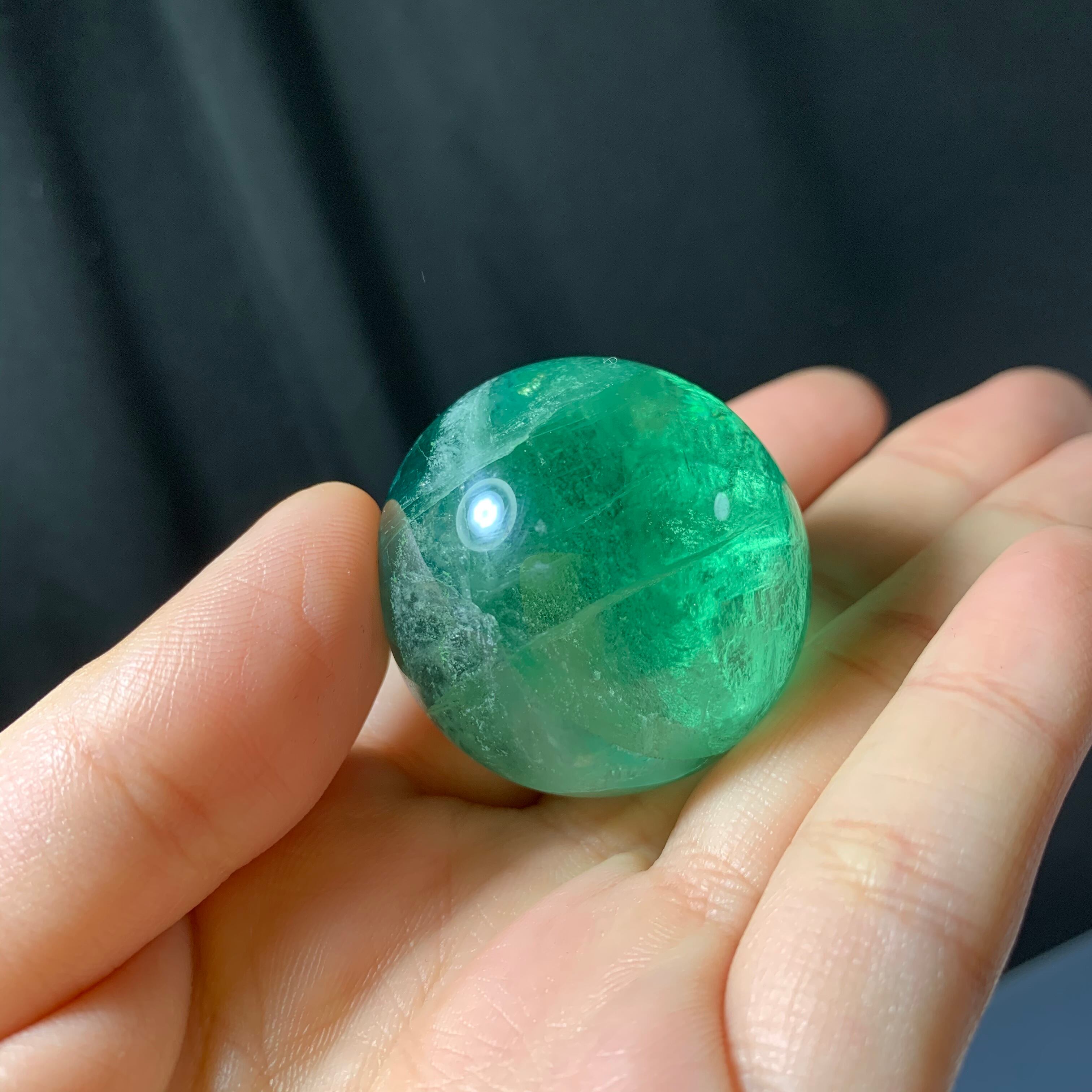 30.スフィア グリーンフローライト | Naturaltreasure