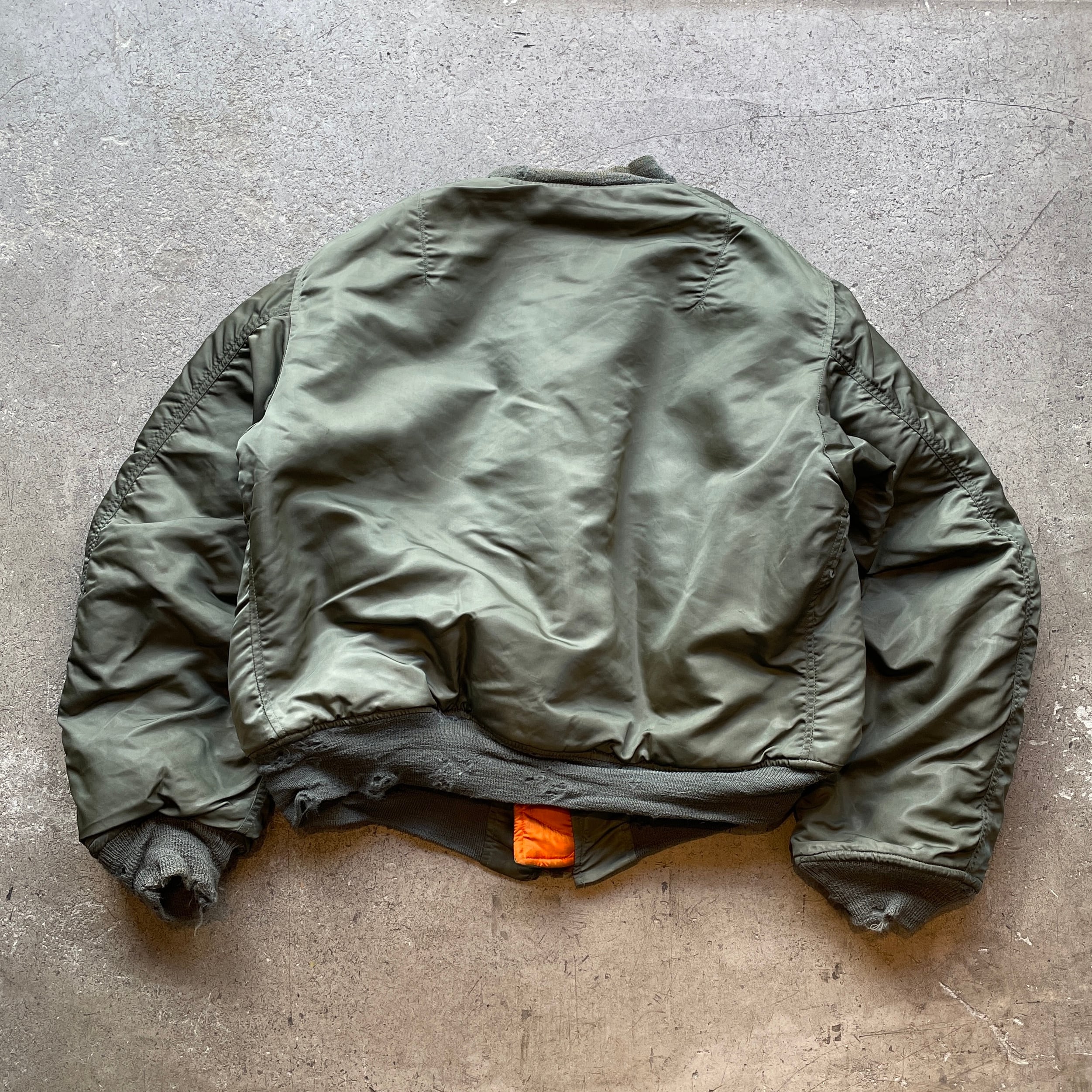 70s USAF ALPHA INDUSTRIES社製 MA-1 フライトジャケット L USA製