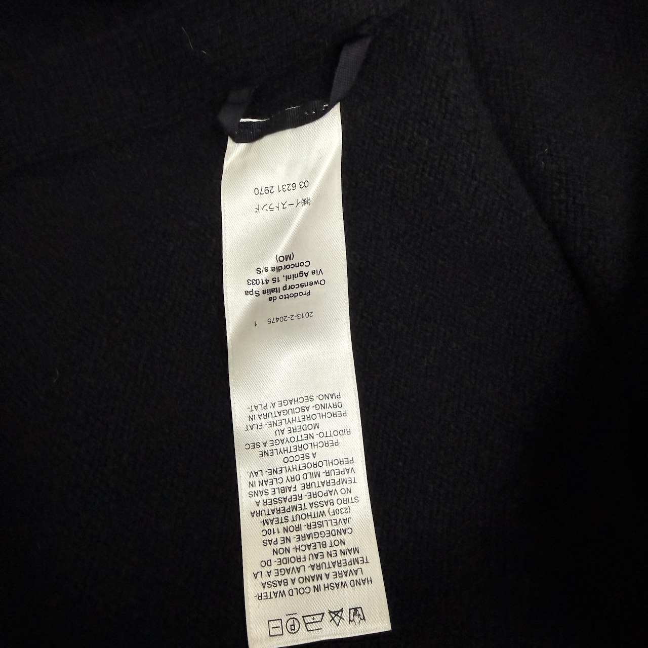 【RICK OWENS】リック・オウエンス "STROBE OWENSCORP" 22AW カシミヤ混ニットセーター