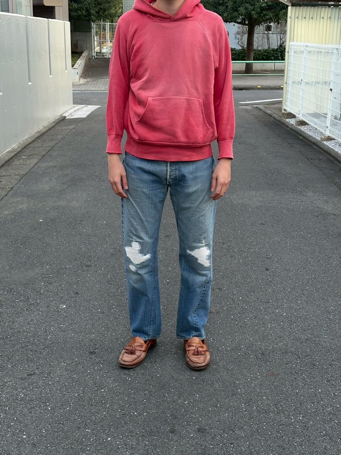 60-70s ビンテージ　スウェット　サンフェード 60s vintage hoodie 