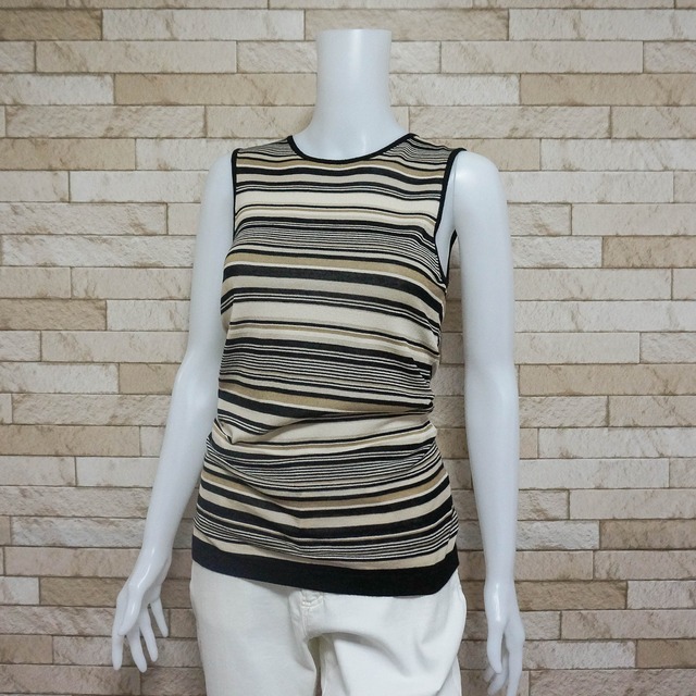 【SALE】 SANDRO FERRONE  SD19S33　サンドロフェローネ 　イタリア　レディース　トップス　ノースリーブ　ニット