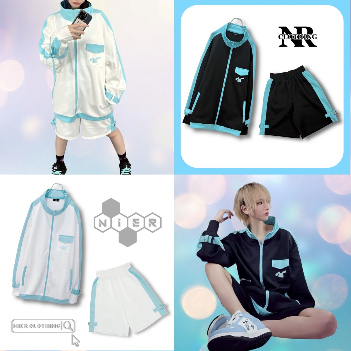 NieR　お洋服16点セット セーラー襟ロリータセットアップ【XXX】GREEN | NIER CLOTHING