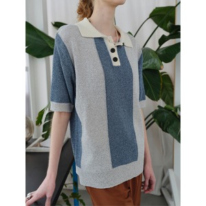 [ENZOBLUES] Marina Knit (Ash / Blue) 正規品 韓国ブランド 韓国通販 韓国代行 韓国ファッション ニット