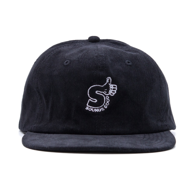 SOUNDS GOOD CORDUROY CAP #BLACK