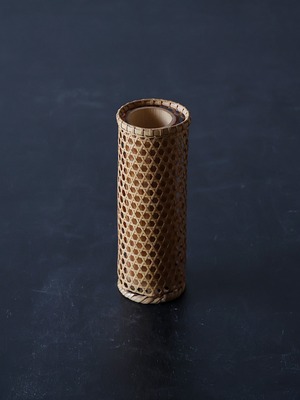 花器　竹籠【込】