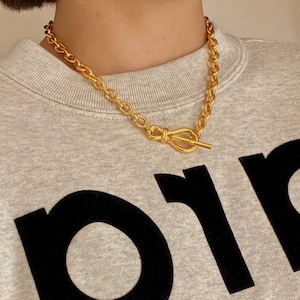 《予約》High quality / chain bond necklace【 2color 】ㆍ