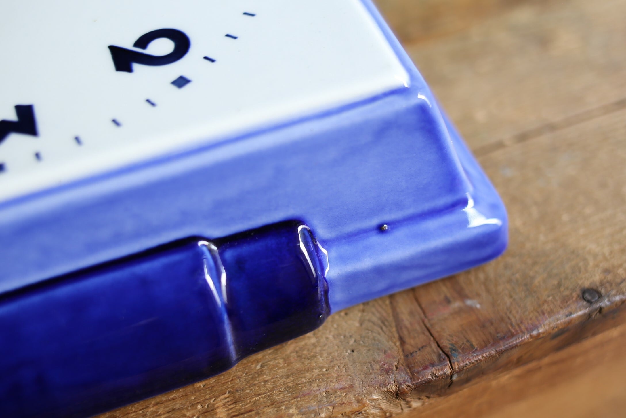 フランス　JAZ 陶器の掛時計　アンティーク品 フランスJAZ 陶器の掛時計アンティーク品