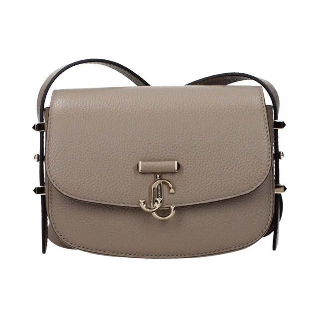 JIMMY CHOO ジミーチュウ レディース クロスボディバッグ レザー グレー