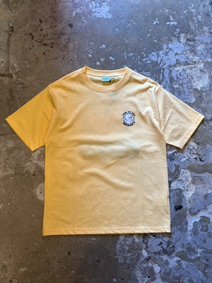 CASPER PILE 刺繍 T SHIRT S/S / 半袖 Tシャツ / 6515040 / YELLOW