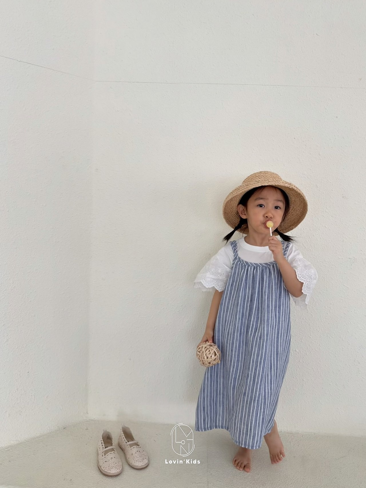 [Lovin' Kids] Angel Lace Tee / [러빈] 엔젤레이스티