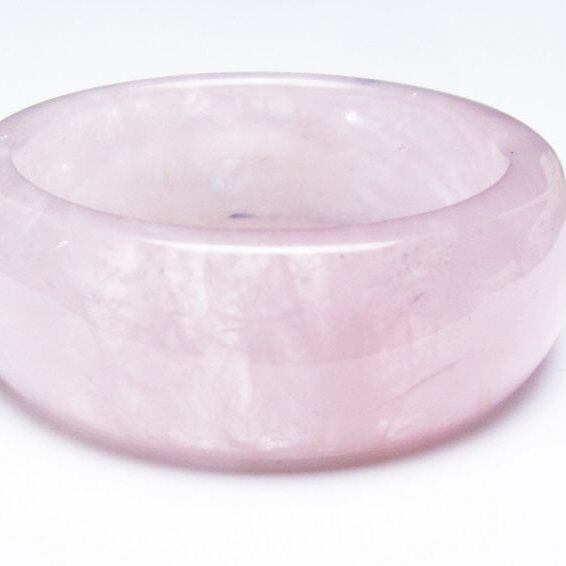 ローズクォーツ バングル 一点物 メール便可 [M便 1/10] 111-37083