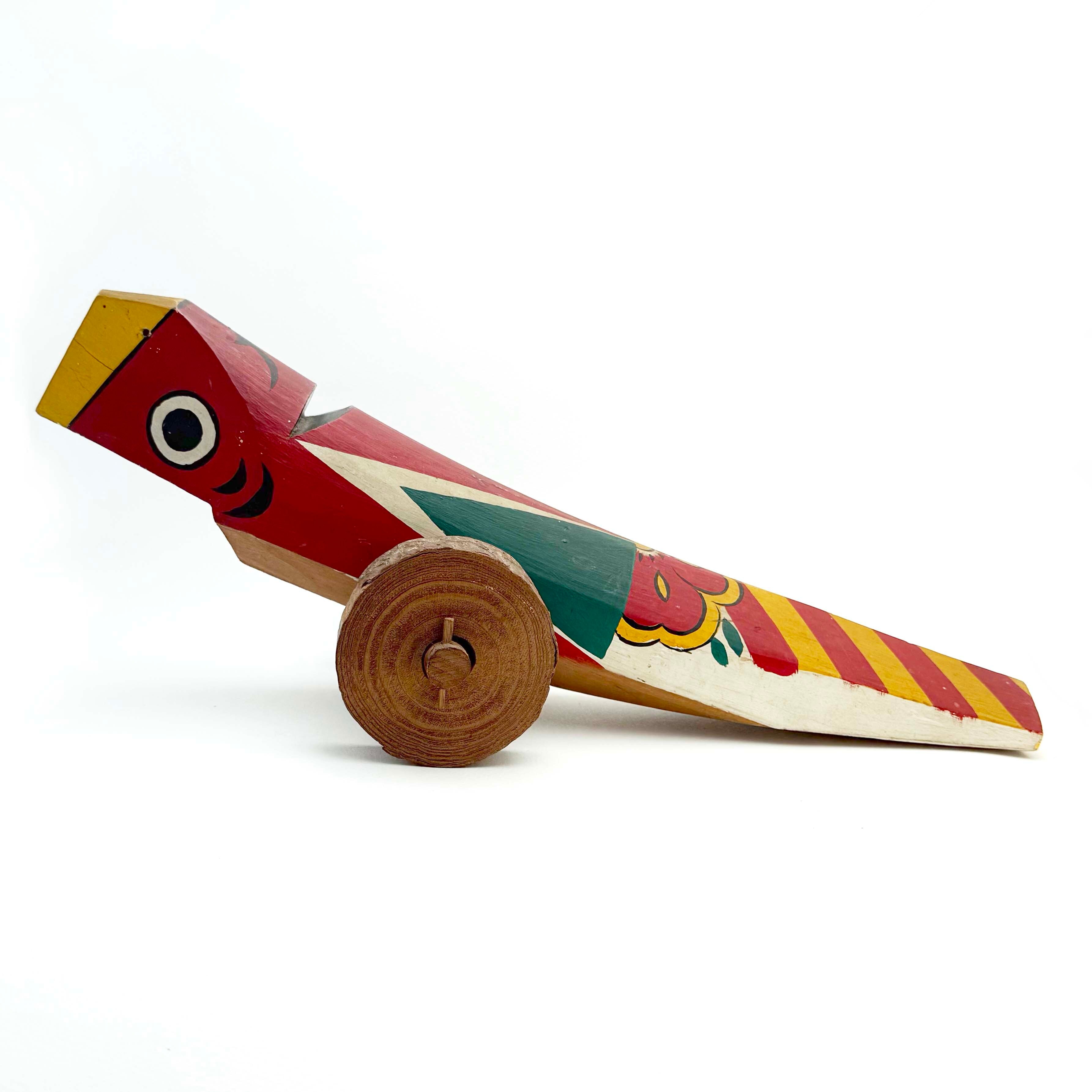 ヴィンテージきじ馬＆きじ車 2羽セット