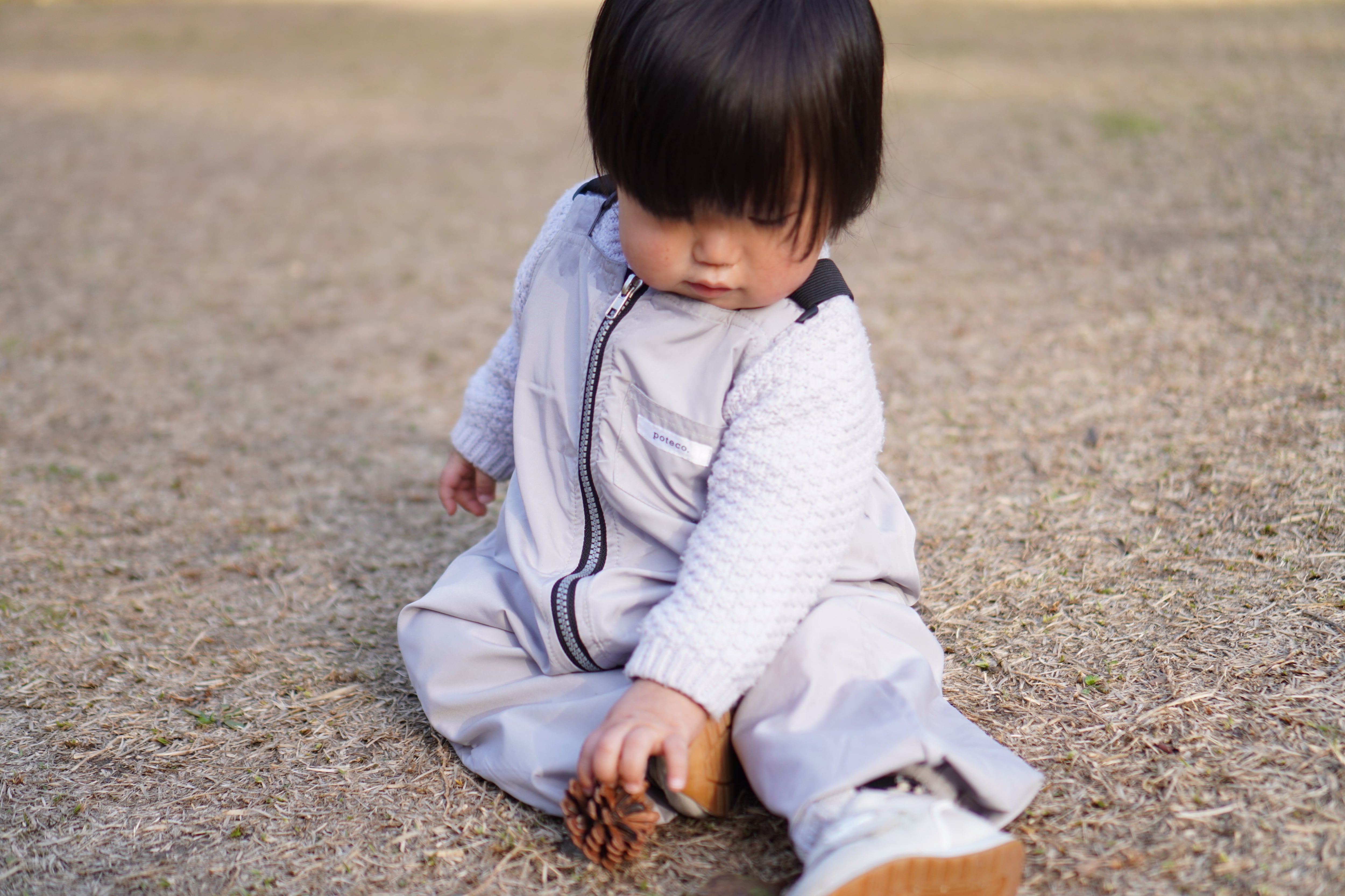 PLAYWEAR Overall ＆Purse (Color: Silver Ash) | poteco.