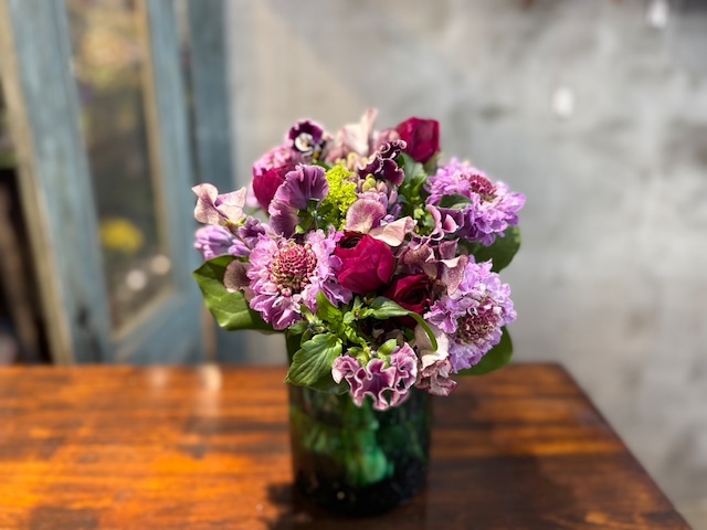 おまかせ春ラベンダー ぎゅっと詰まったブーケ