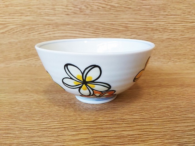 飯碗（大）　プルメリア　ミックス