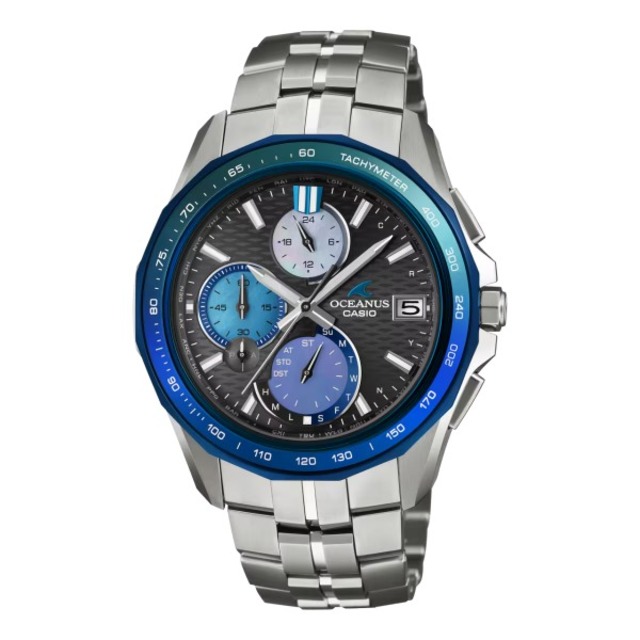 【人気商品】国内正規品 CASIO OCEANUS カシオ オシアナス Manta 世界限定1,300本 阿波藍 電波時計 日本製 メンズ腕時計 OCW-S7000AP-1AJF