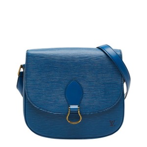 ルイ ヴィトン エピ サンクルー 斜め掛け ショルダーバッグ M52195 トレドブルー レザー レディース LOUIS VUITTON 【中古】
