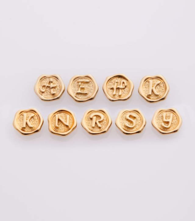 MARIA BLACK マリア・ブラック/ Alphabet Coin Parts - Yellow Gold