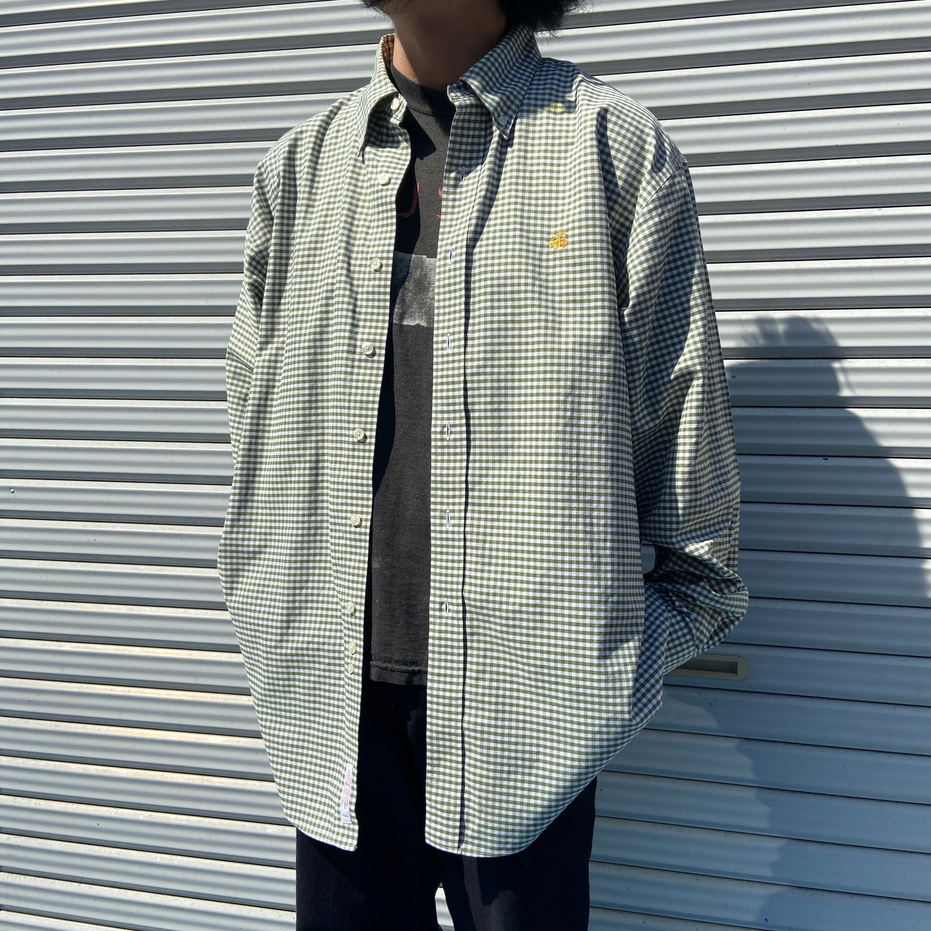 90年代 Brooks Brothers ブルックスブラザーズ チェックシャツ メンズ 