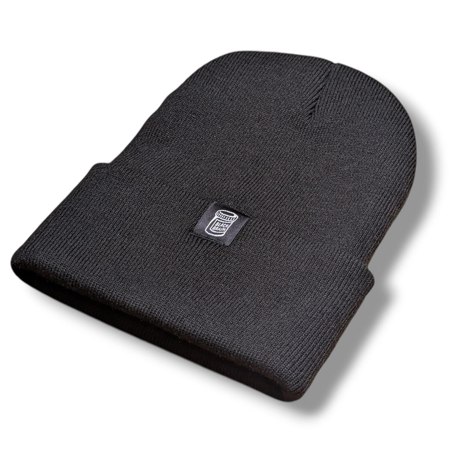 Double Sad Beanie | BLACK BRAIN