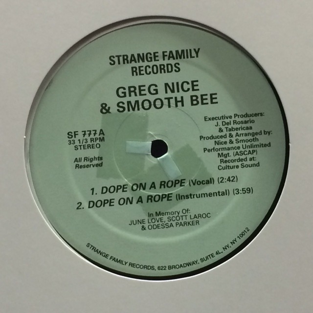 Greg Nice & Smooth Bee Dope On A Rope YMR KINGKONG