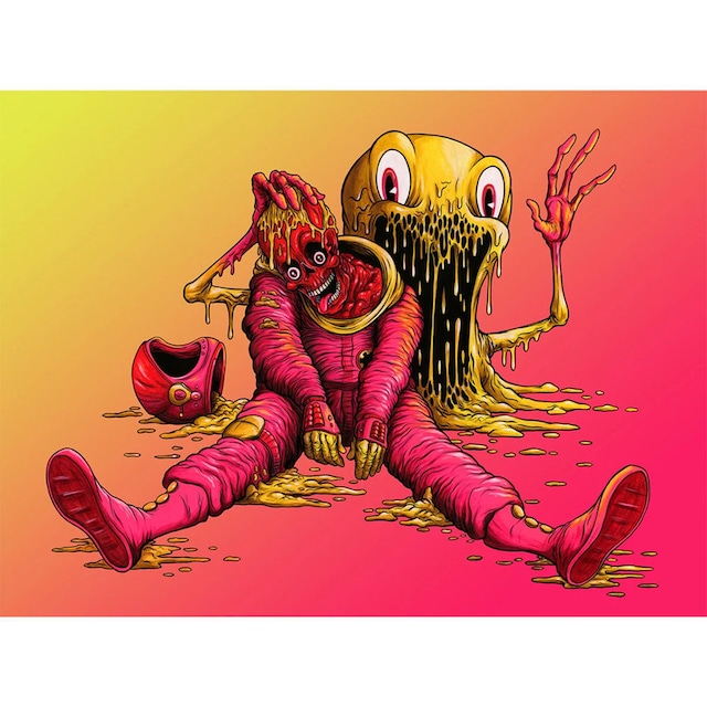 The Astronaut 8x10 print by Alex Pardee