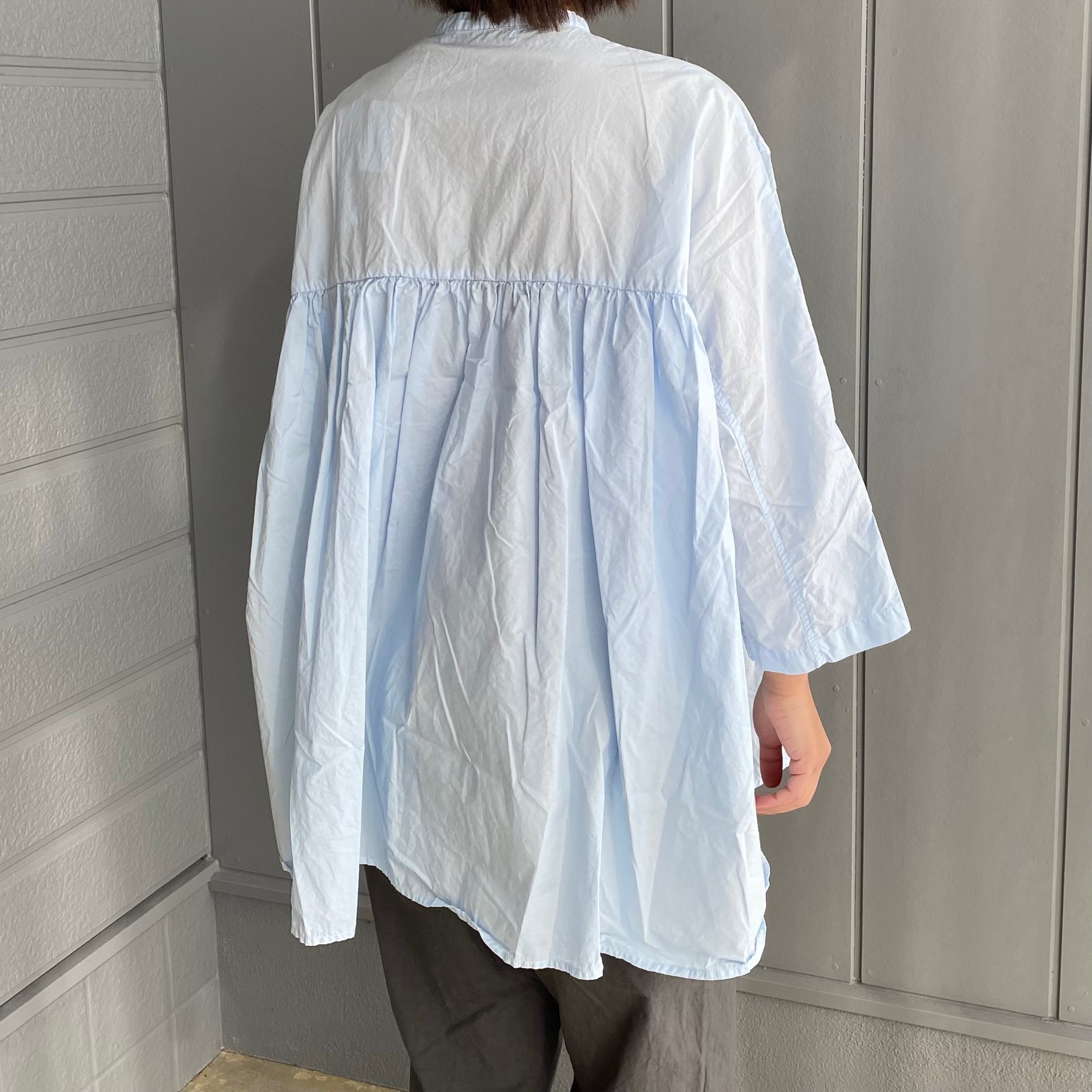 Veritecoeur】コットンギャザーブラウス ヴェリテクール ST-167C 羽織