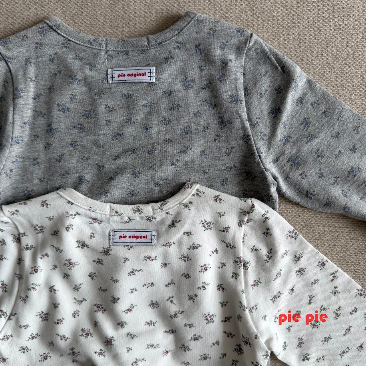 韓国子供服 / pie / 26Autumn /フラワーT/ 秋服 /長袖Tシャツ*XS~XL *