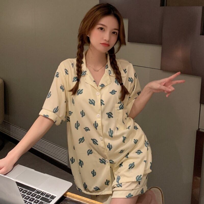 プリントカーディガンショーツ サマー 大人ガーリー スウィート キュート カジュアル 夏物 ブルマー YY-ファッション75618228097