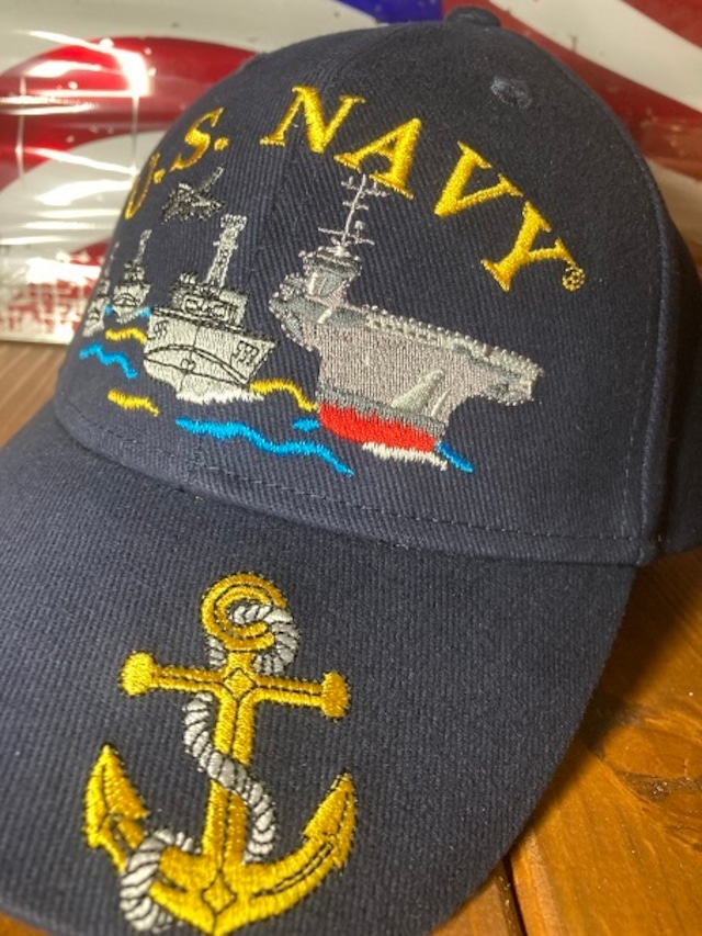 ミリタリー 帽子 U.S.NAVY　キャップ 米軍正式ライセンス  CP00208