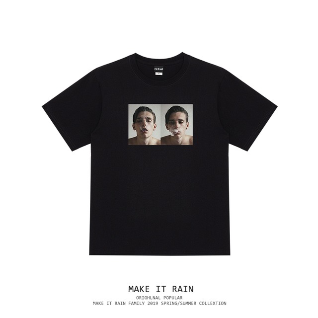 スタイルサマールーズプルオーバー Tシャツ プリントトップス かわいい 夏物 MAKE_ITRAIN41695345039
