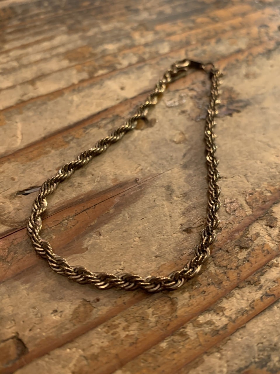 1990's gnarled Design Chain Bracelet