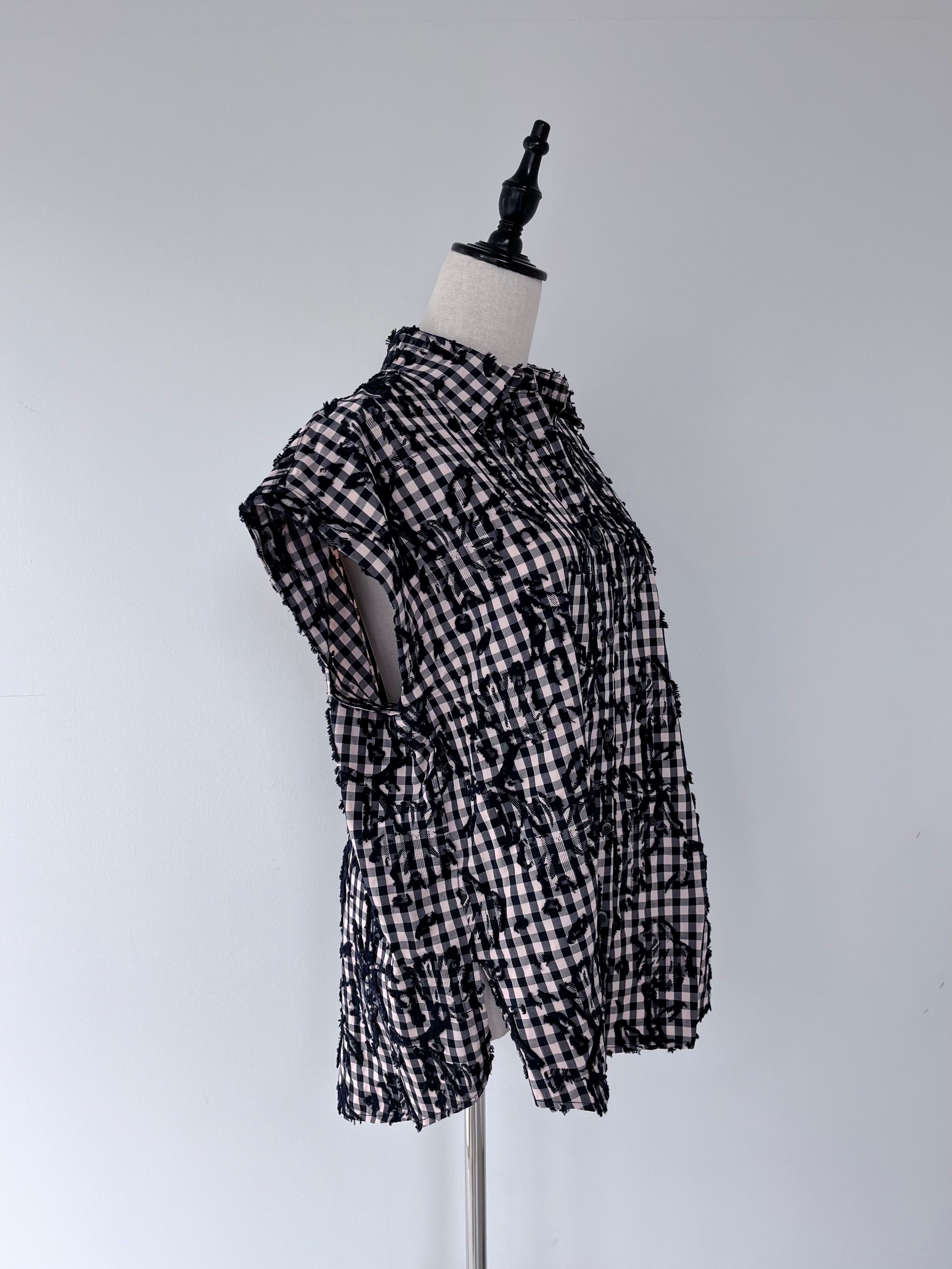 新品COEL 2WAYチェックジャガードシャツ COEL 2WAYチェックジャガードシャツ | KOKO