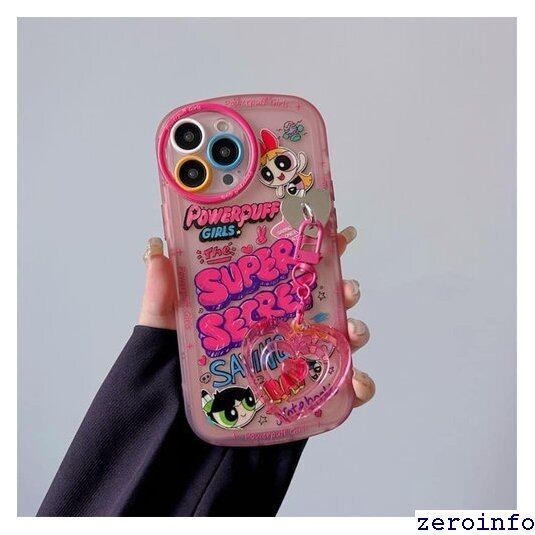 新品》 パワーパフガールズ チャーム スマホケースiPhone14/ iPhone13 