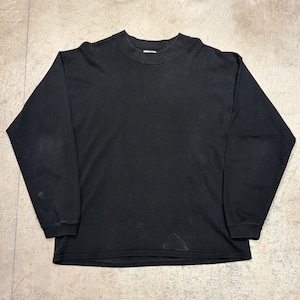 Ⓝ 1990s LEE SWEAT SHIRT BLACK