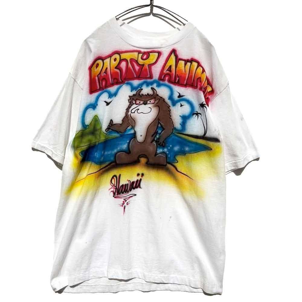 Looney Tunes - Made In Hawaii】Vintage Tasmanian Devil Airbrush
