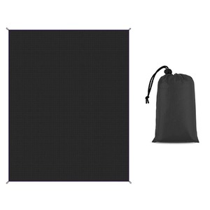 【特価処分】LOYELEY レジャーシート 140x100CM ピクニックマット 折りたたみ 防水 洗える 収納便利 軽量 遠足 キャンプ 持ち運び簡単 四季適用 アウトドア 収納袋付属 (ブラック)
