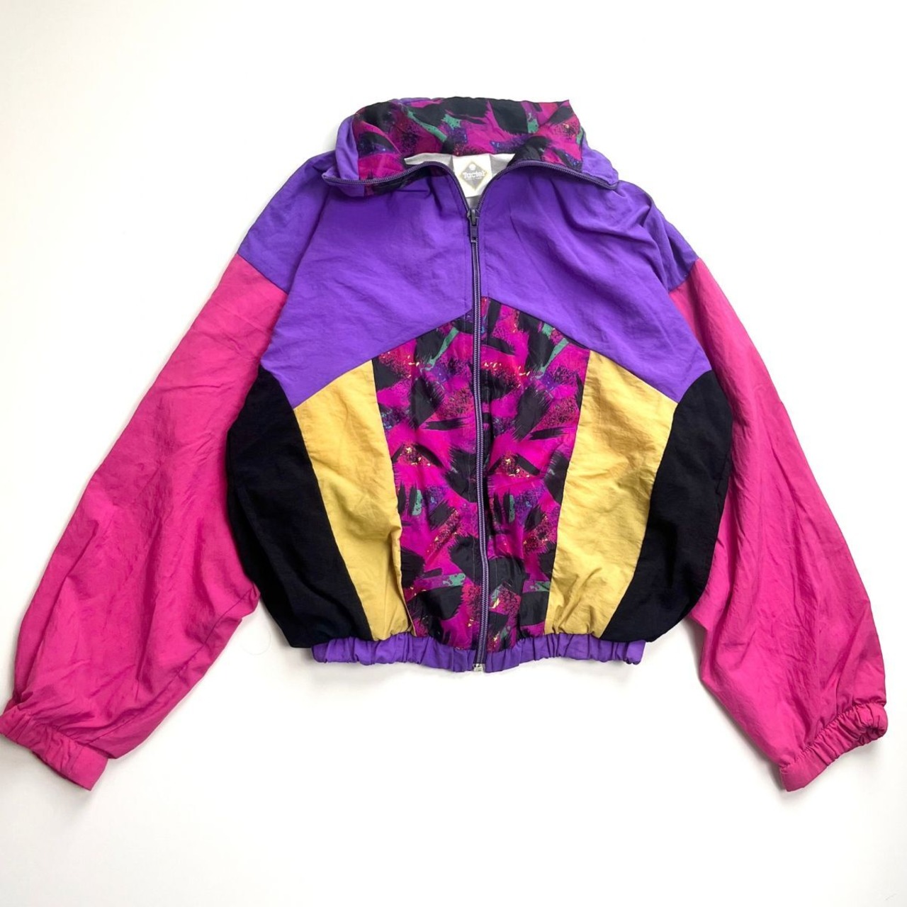 ＜VINTAGE＞Kids Tactel Blouson 12y｜タクテル カラーブロックジップ ナイロンブルゾン - 1