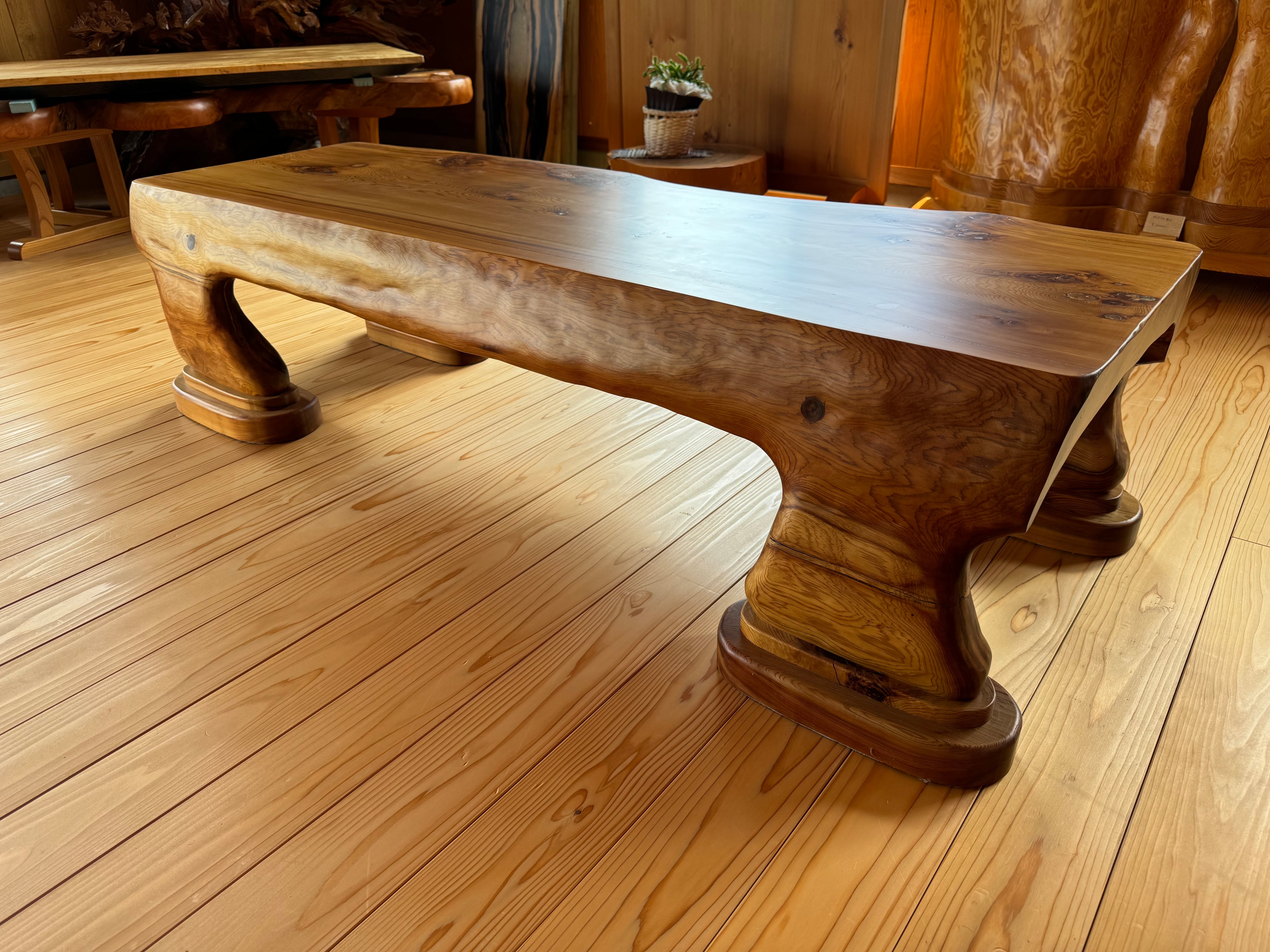 40万円→20万円]紀州杉 一枚板 ダイニングテーブル｜Yahoo!