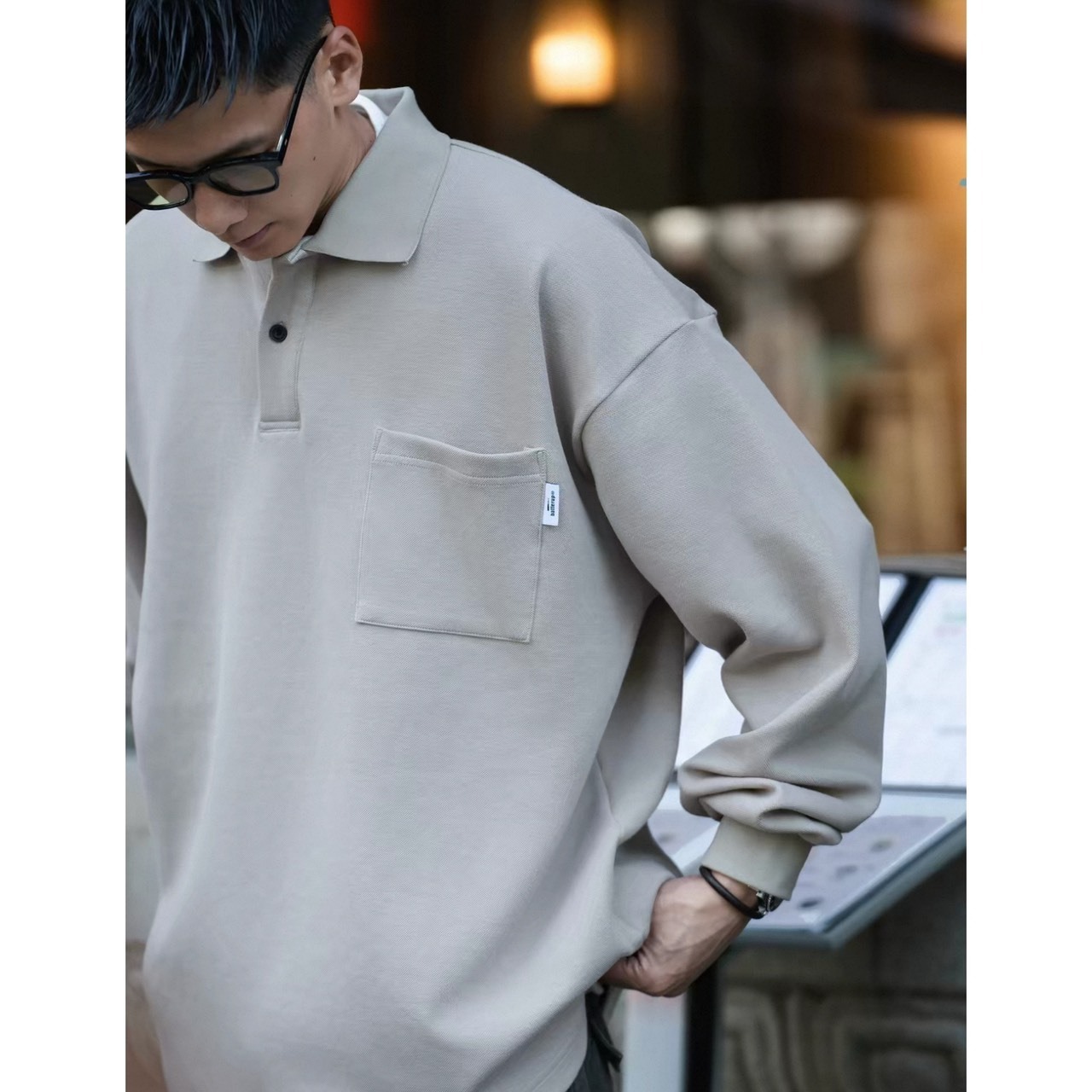 Back logo polo sweat 1520 - 6