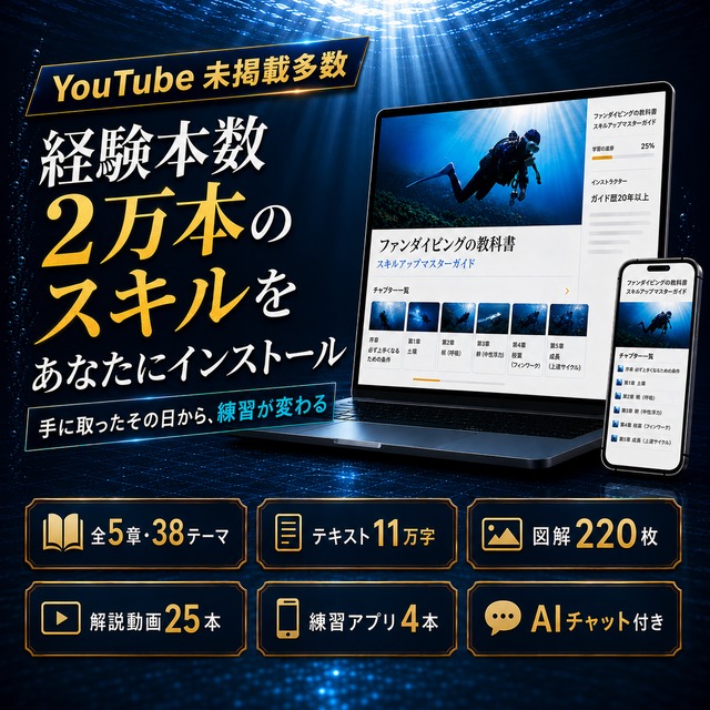 ファンダイビングの教科書 スキルアップマスターガイド