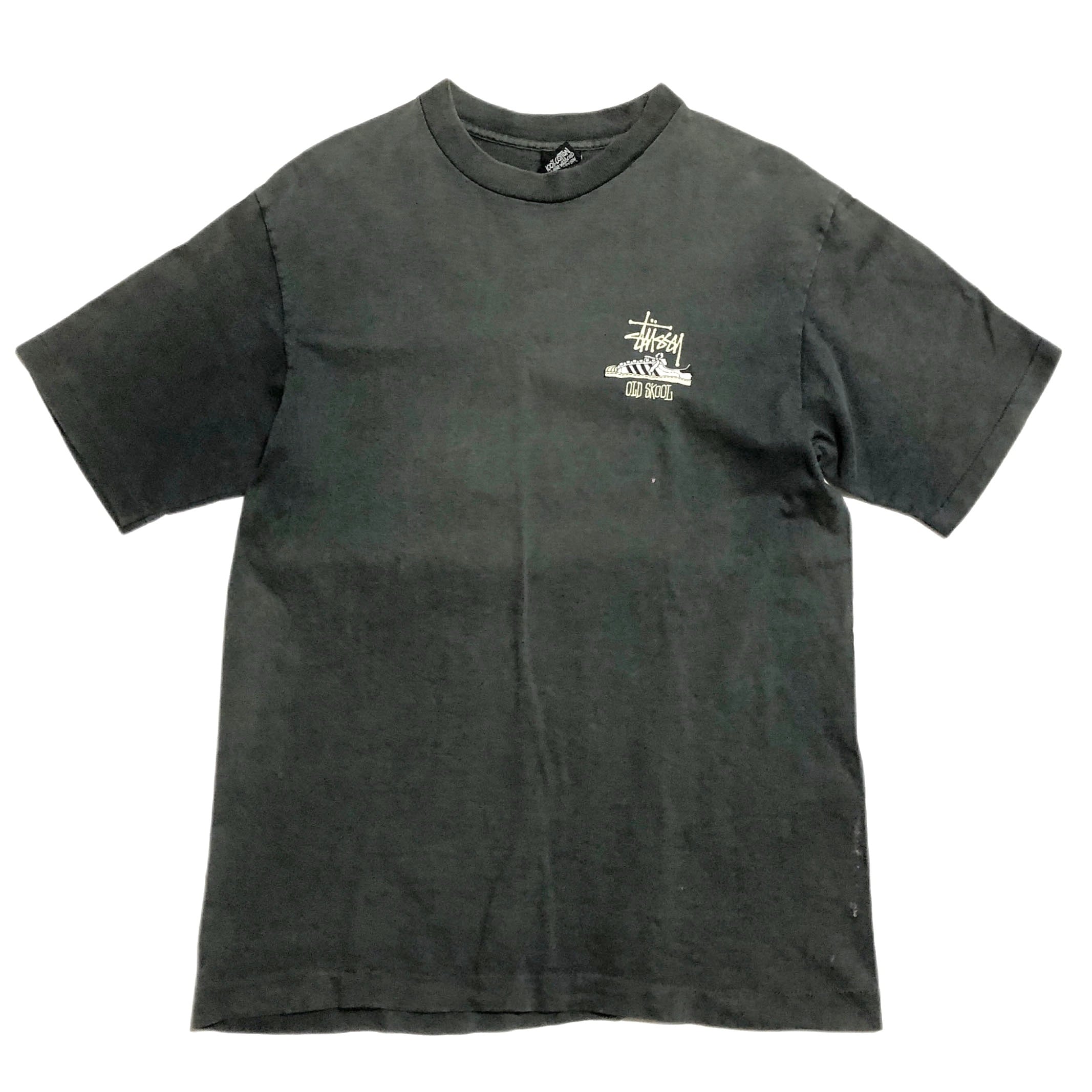 肩幅46cm【超希少】old stussy 80s 黒タグ usa製 Tシャツ スター　星