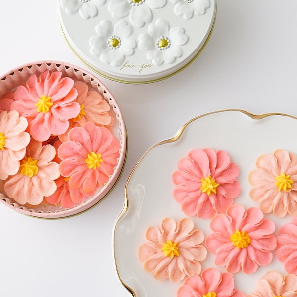 コスモス】お花のぼうろ＜5缶セット＞【紙袋付き】 | Flower Picnic