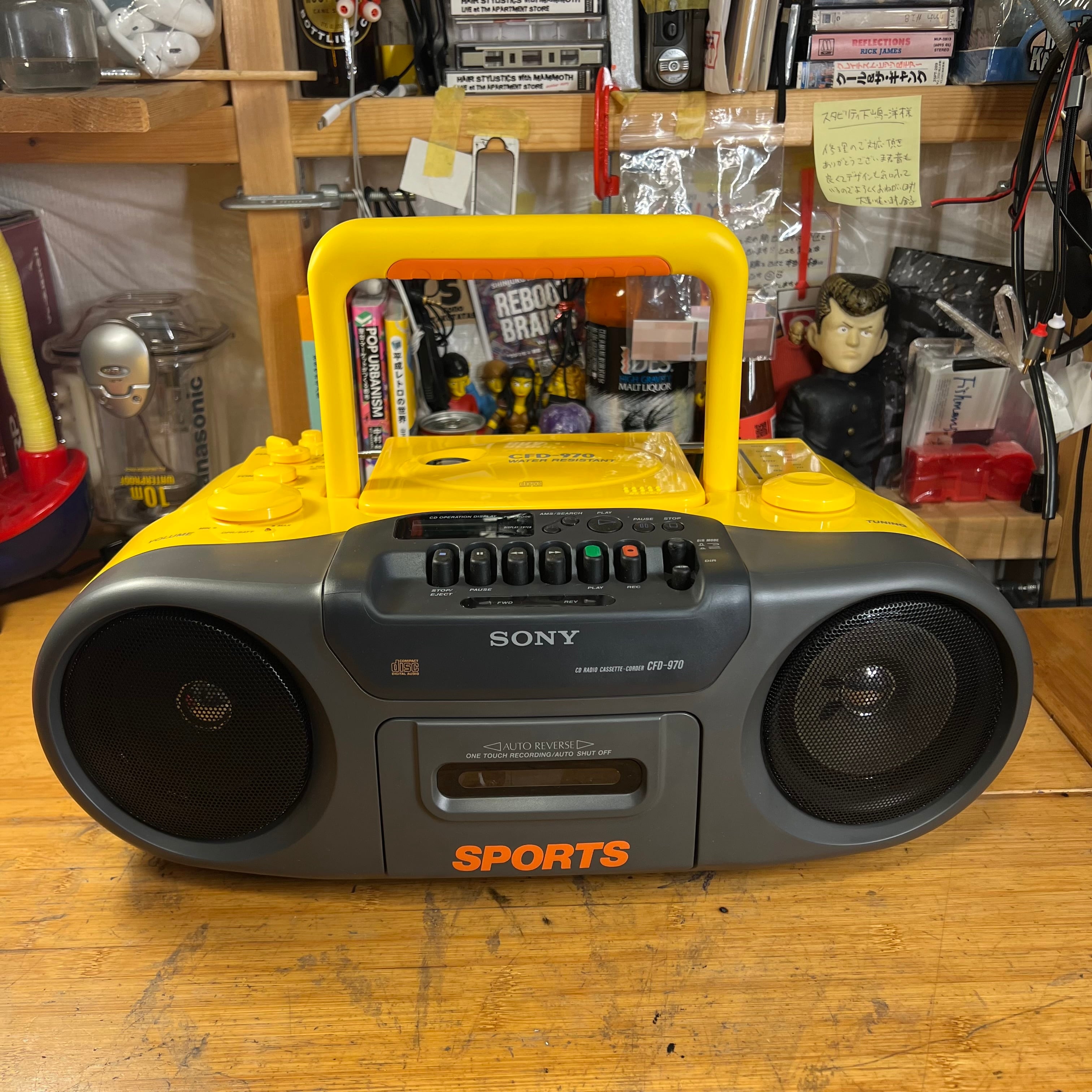 [美品メンテ品]Sony Sports CFS-905 ラジカセ 極美品メンテ品] Sony Sports CFS-905 | stability