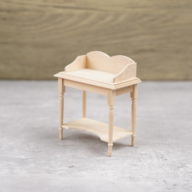 020-30051　ミニチュア家具　cabinet&shelf　レッスンテーブル